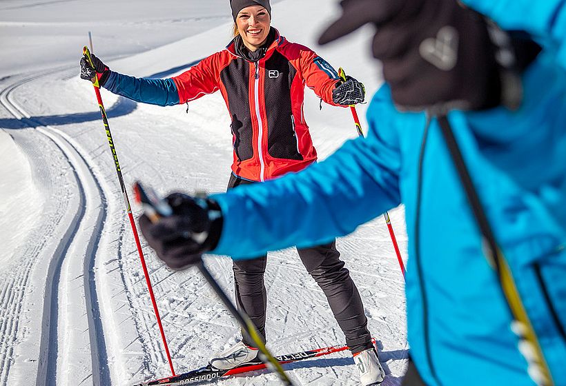 Unterwegs im Weiß des Winters